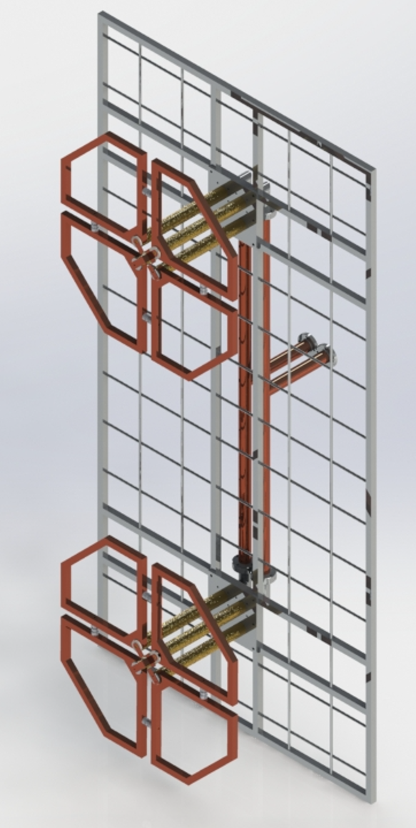 Panel MIMO UHF - SLANT - 2 niveis