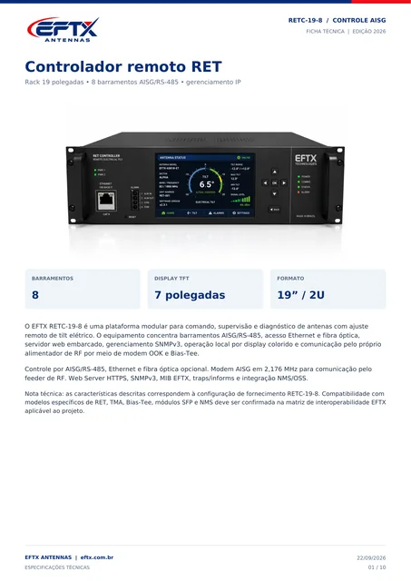 Documento técnico RETC-19-8