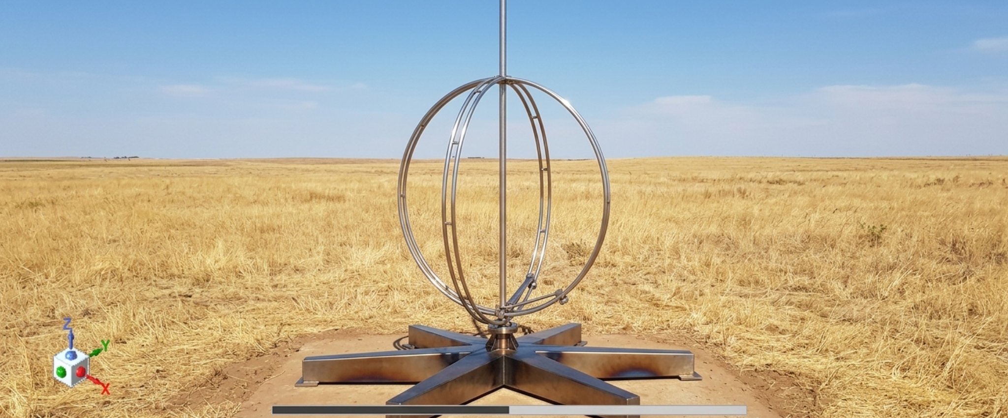 NVISN · Antena passiva de recepção HF/NVIS